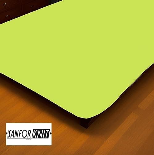 EXKLUSIV HEIMTEXTIL Jersey-Spannbettlaken 90–100 x 200 cm, bis 25 cm Matratzenhöhe – 100% Baumwolle, Öko‑Tex zertifizier