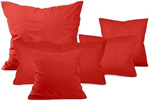 Doppelpack Baumwoll-Kissenbezüge 40 x 15 cm – Navyblau, schlichtes modernes Design