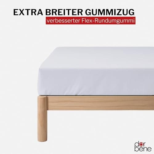Spannbettlaken 90x200 – Jersey 100% gekämmte Baumwolle, passend für Matratzen bis 30 cm