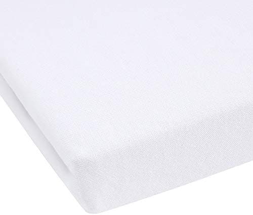 NatureMark Jersey-Spannbettlaken – 100% Baumwolle, 120 x 200 cm (Schoko Braun)