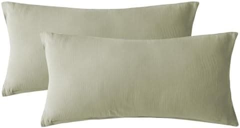 SOULFUL Doppelte Musselin-Kissenbezug 40x80 cm – Baumwolle, OEKO-TEX STANDARD 100