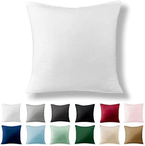 2er-Set Kissenbezüge 40 x 80 cm – Renforcé, 100% Baumwolle, superweich mit Reißverschluss, Babyrosa