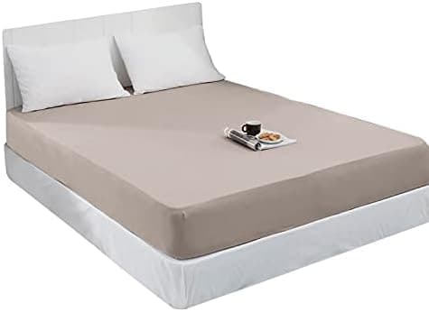 Mixibaby Spannbettlaken Jersey 100% Baumwolle – 180 x 200 cm, Hellgrau