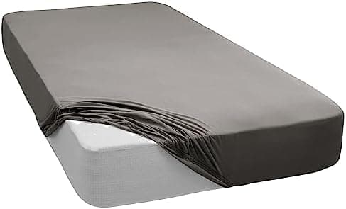 Mixibaby Spannbettlaken (Jersey) – 100% Baumwolle, 140 x 200 cm, Schwarz