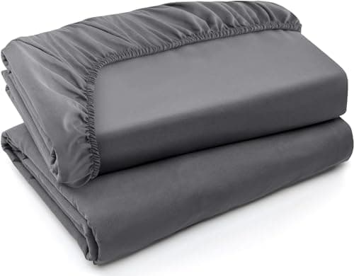 Utopia Bedding 2er-Set Spannbettlaken 140 x 200 cm – OEKO-TEX MADE IN GREEN zertifiziert – 35 cm Tiefe Tasche