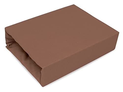 Elastisches Jersey-Spannbettlaken 90x180 cm – 100% Baumwolle, kuschelig warm