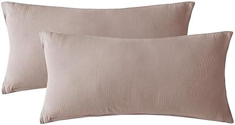 SOULFUL Doppelte Musselin-Kissenbezug 40x80 cm – Baumwolle, OEKO-TEX STANDARD 100