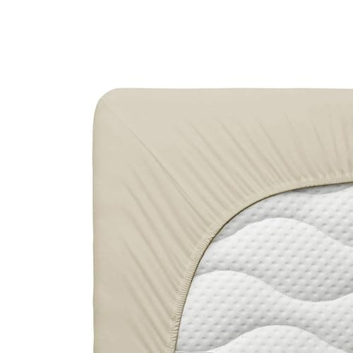 Jersey-Spannbettlaken 100% Baumwolle, 180 x 200 cm – Silber