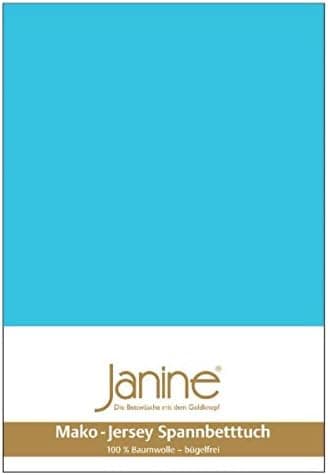Janine Spannbettlaken Mako-Feinjersey Classic Jersey für Matratzen 180–200 x 200 cm