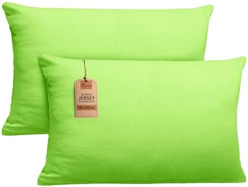 NatureMark Jersey Kissenbezüge – weich & atmungsaktiv, hautfreundlich – 40x40 cm, Anthrazit