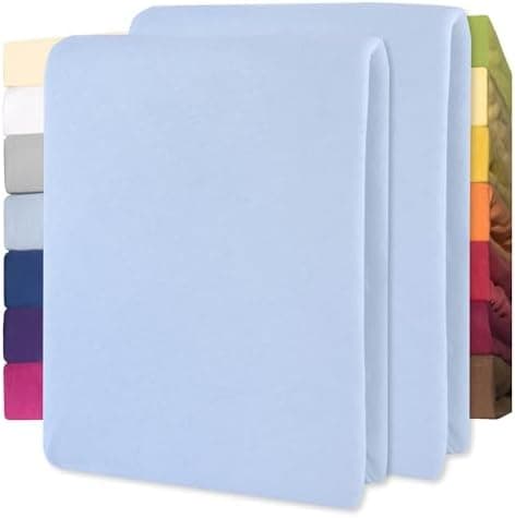 CelinaTex Jersey-Spannbettlaken 90x200–100x200 cm bis 26 cm Matratzenhöhe | 100% gekämmte Baumwolle | OEKO‑TEX STANDARD