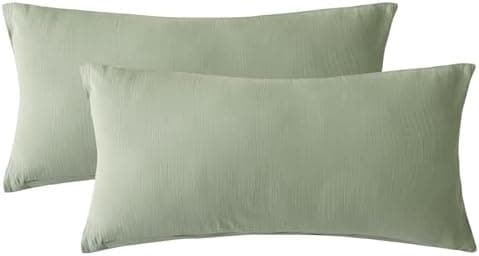 SOULFUL Doppelte Musselin-Kissenbezug 40x80 cm – Baumwolle, OEKO-TEX STANDARD 100