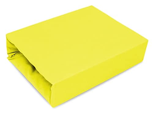 Elastisches Jersey-Spannbettlaken 90x180 cm – 100% Baumwolle, kuschelig warm