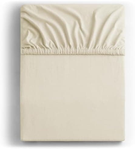 DecoKing Spannbettlaken 180 x 200 & 200 x 200 cm – 100% gekämmte Baumwolle (Jersey)