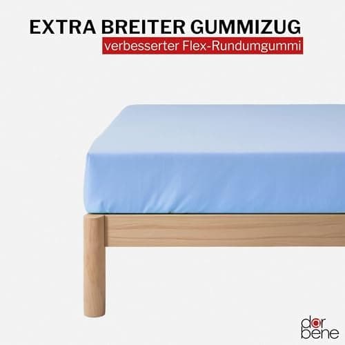Spannbettlaken 90x200 – Jersey 100% gekämmte Baumwolle, passend für Matratzen bis 30 cm