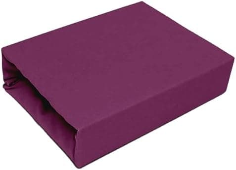 Elastisches Jersey-Spannbettlaken 90x180 cm – 100% Baumwolle, kuschelig warm