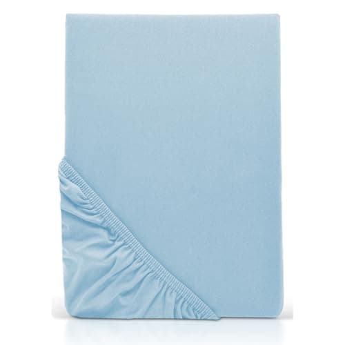 MOON-Luxury Spannbettlaken/Spannbetttuch Jersey-Stretch 230 g/m² OEKO-TEX – anthrazit, 90×200–100×220