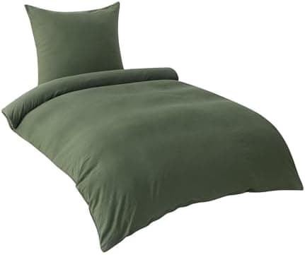 BEDSURE Bettwäsche 135x200 4‑teilig – Weiches Baumwoll‑Feeling Bettwäsche‑Set 135 x 200 cm, inkl. 2 Kissenbezüge 80x80,