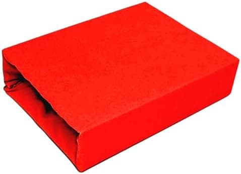 Elastisches Jersey-Spannbettlaken 90x180 cm – 100% Baumwolle, kuschelig warm