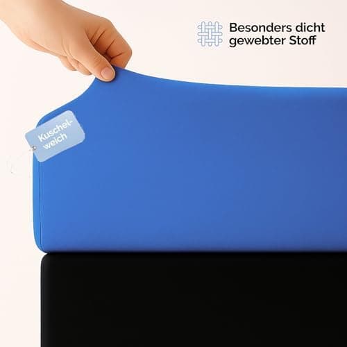 Spannbettlaken 120x200 cm – Jersey 100% Baumwolle – für Matratzen bis 25 cm Höhe