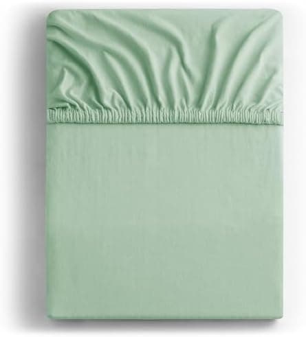 DecoKing Spannbettlaken 180 x 200 & 200 x 200 cm – 100% gekämmte Baumwolle (Jersey)