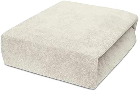 Elastisches Jersey-Spannbettlaken 90x180 cm – 100% Baumwolle, kuschelig warm