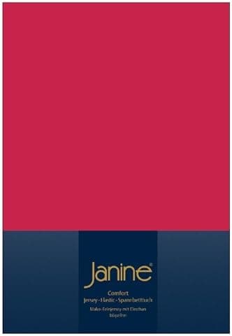 Janine Spannbettlaken Mako-Feinjersey Classic Jersey für Matratzen 180–200 x 200 cm