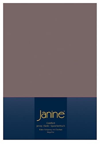Janine Spannbettlaken Mako-Feinjersey Classic Jersey für Matratzen 180–200 x 200 cm