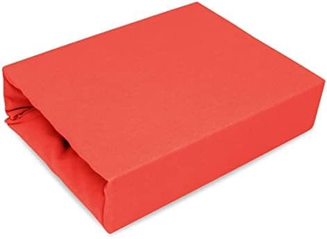 Best for Kids Spannbettlaken Jersey 100% Baumwolle 160x200 Rot
