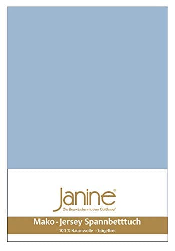 Janine Spannbettlaken Mako-Feinjersey Classic Jersey für Matratzen 180–200 x 200 cm