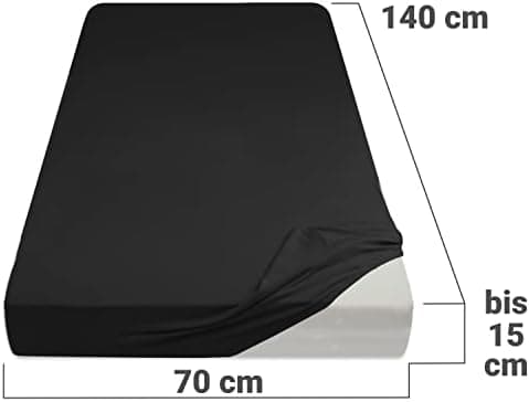 Jersey-Spannbetttuch – 100% Baumwolle, 180–200 x 200 cm