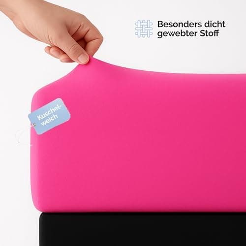 Spannbettlaken 120x200 cm – Jersey 100% Baumwolle – für Matratzen bis 25 cm Höhe