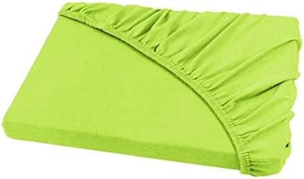 Jersey-Spannbettlaken 100% Baumwolle 180×200–200×200 cm