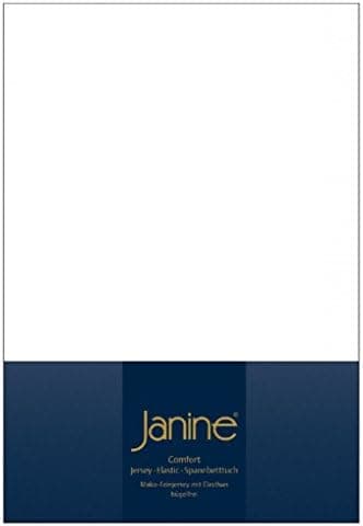 Janine Spannbettlaken Mako-Feinjersey Classic Jersey für Matratzen 180–200 x 200 cm