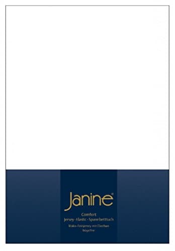Janine Spannbettlaken Mako-Feinjersey Classic Jersey für Matratzen 180–200 x 200 cm