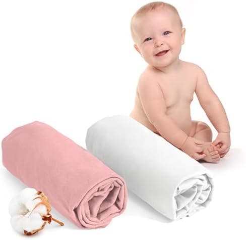 Dreamzie Spannbettlaken 90x190/200 cm – 100% Jersey‑Baumwolle, OEKO‑TEX STANDARD 100