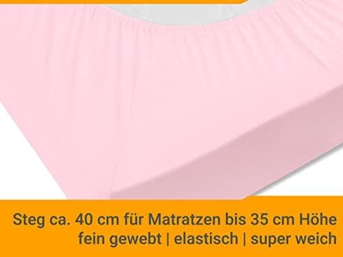 Jersey-Spannbetttuch – 100% Baumwolle, 180–200 x 200 cm