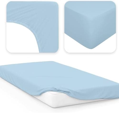 Jacobson Jersey-Spannbettlaken aus Baumwolle – OEKO-TEX STANDARD 100, 180x200–200x200 cm, Weiß