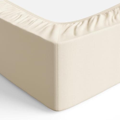 Amazon Basics Spannbettlaken – Mikrofaser Spannbetttuch 150 x 200 x 30 cm (für Matratzen bis 30 cm)