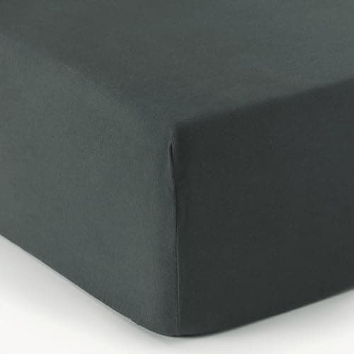Mixibaby Spannbettlaken Jersey 100% Baumwolle – 180 x 200 cm, Hellgrau