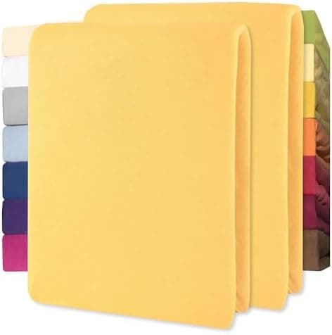 CelinaTex Jersey-Spannbettlaken 90x200–100x200 cm bis 26 cm Matratzenhöhe | 100% gekämmte Baumwolle | OEKO‑TEX STANDARD