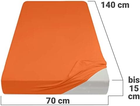 Jersey-Spannbetttuch – 100% Baumwolle, 180–200 x 200 cm