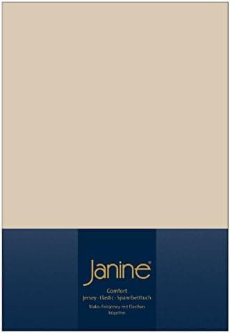 Janine Spannbettlaken Mako-Feinjersey Classic Jersey für Matratzen 180–200 x 200 cm