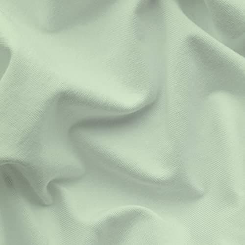 Schlafgut Easy Jersey Kissenbezug 40 x 40 cm – 100% Baumwolle, superweich & atmungsaktiv, Green Mid