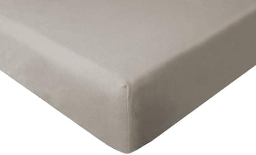 Spannbettuch Jersey mit Elasthan – 97% Baumwolle / 3% Elasthan, elastisches Spannbettlaken Weiß (90–100 × 200–220 cm)