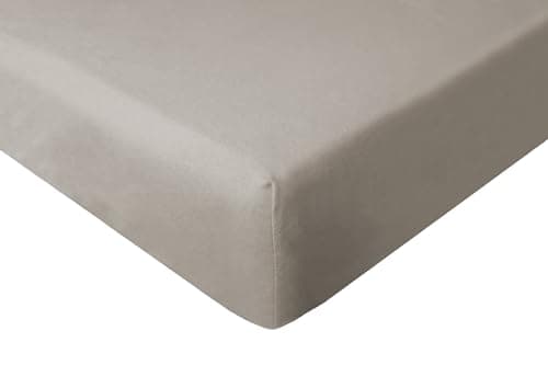 Spannbettuch Jersey mit Elasthan – 97% Baumwolle / 3% Elasthan, elastisches Spannbettlaken Weiß (90–100 × 200–220 cm)