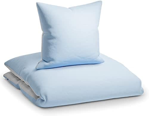 sleepwise Bettwäsche 135x200 Mikrofaser – ÖKO‑TEX zertifiziert, bügelfrei & knitterfrei, 2‑tlg. (inkl. 80x80 cm Kissenbe