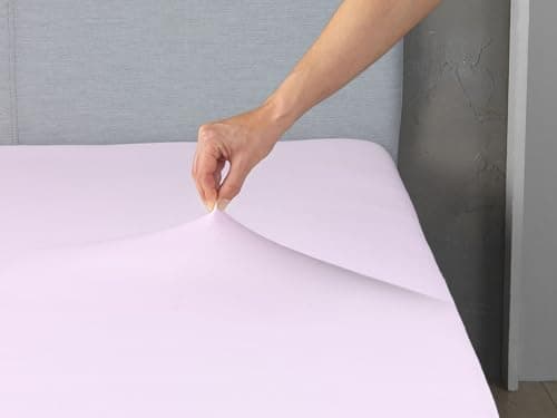 MALIKA® Spannbettlaken 120x200 cm – Jersey-Baumwolle Spannbetttuch, passend für Matratzen bis 28 cm