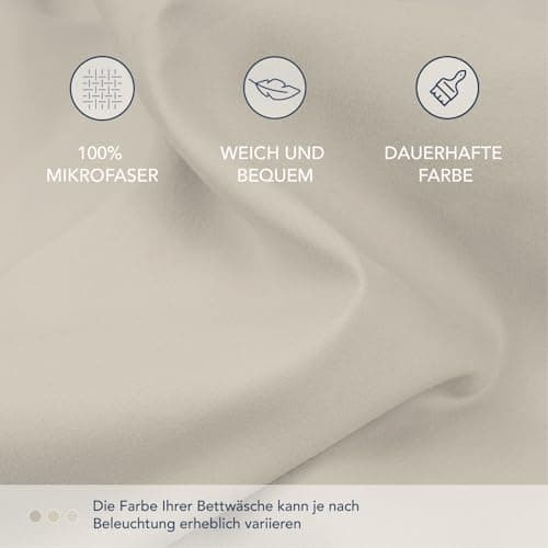 Dreamzie Spannbettlaken – 100% Mikrofaser, 35 cm Tiefe Tasche