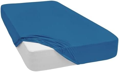 Mixibaby Spannbettlaken Jersey 100% Baumwolle – 180 x 200 cm, Hellgrau